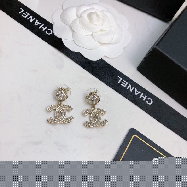 Ch*el earrings
